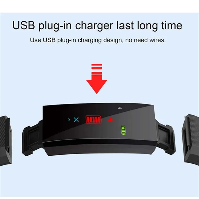 Смарт браслет ID115 HR Plus водонепроницаемый спортивный фитнес трекер для измерения