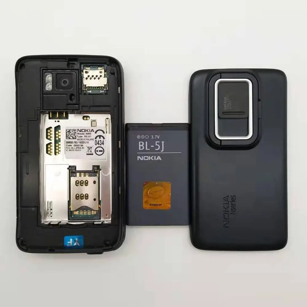 Nokia N900 Восстановленный Оригинальный разблокированный телефон 5 Мп камера 3 дюйма
