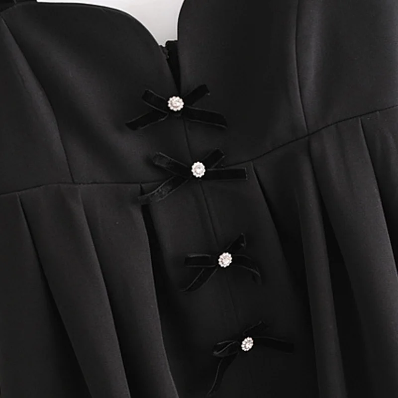

2020 Summer Women Sweet Mini Dress Sleeveless Buttons Spaghetti Strap Street Dresses Female Fashion Elegant Dress Clothing