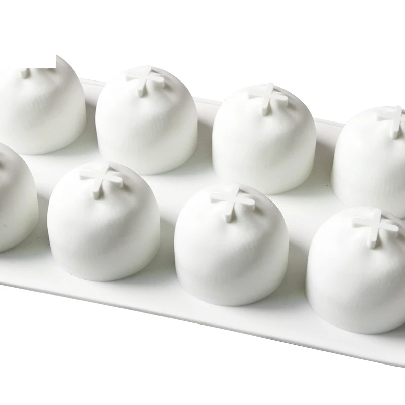 Оранжевая силиконовая форма для выпечки шоколадных конфет пудинга мороженого