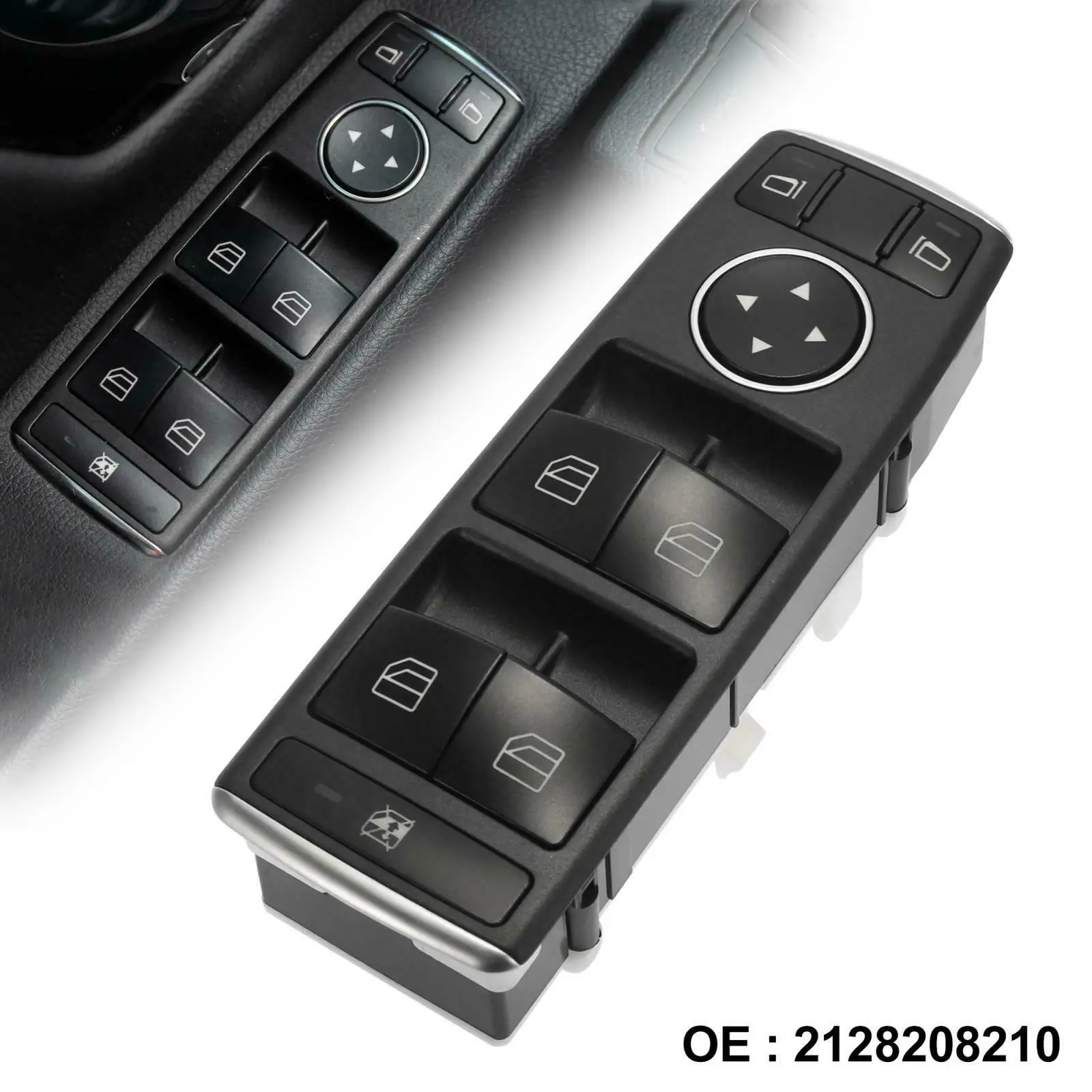 

Master Driver Side Power Window Switch for Mercedes-Benz C230 2009 2128208210