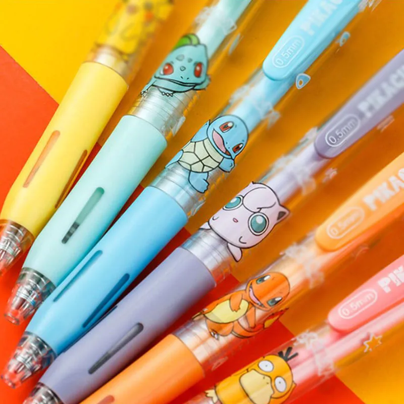 

30 pcs/lot Cute Elves Animal Press Gel Pen Kawaii 0.5mm Black Ink Neutral Pens Stationery Office School Writing Supplies
