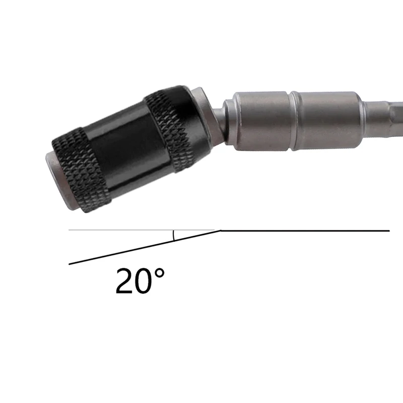 

1/4" Magnetic Screw Drill Tip Drill Screw Tool Quick Change Locking Bit Holder Drive Guide Drill Bit Extensions