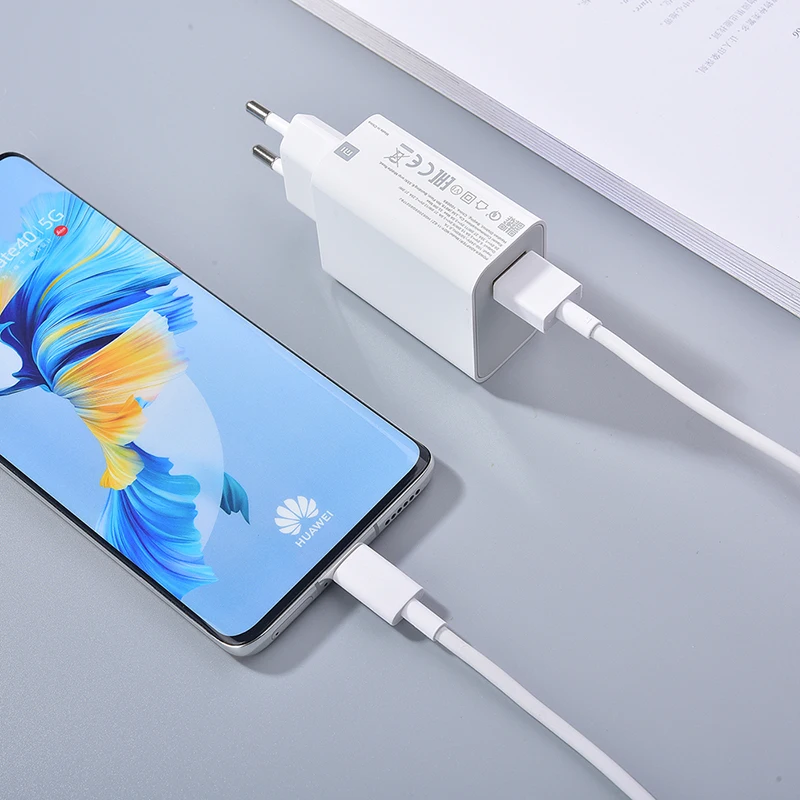 Оригинальное зарядное устройство 33 Вт с турбонаддувом для Xiaomi адаптер быстрой