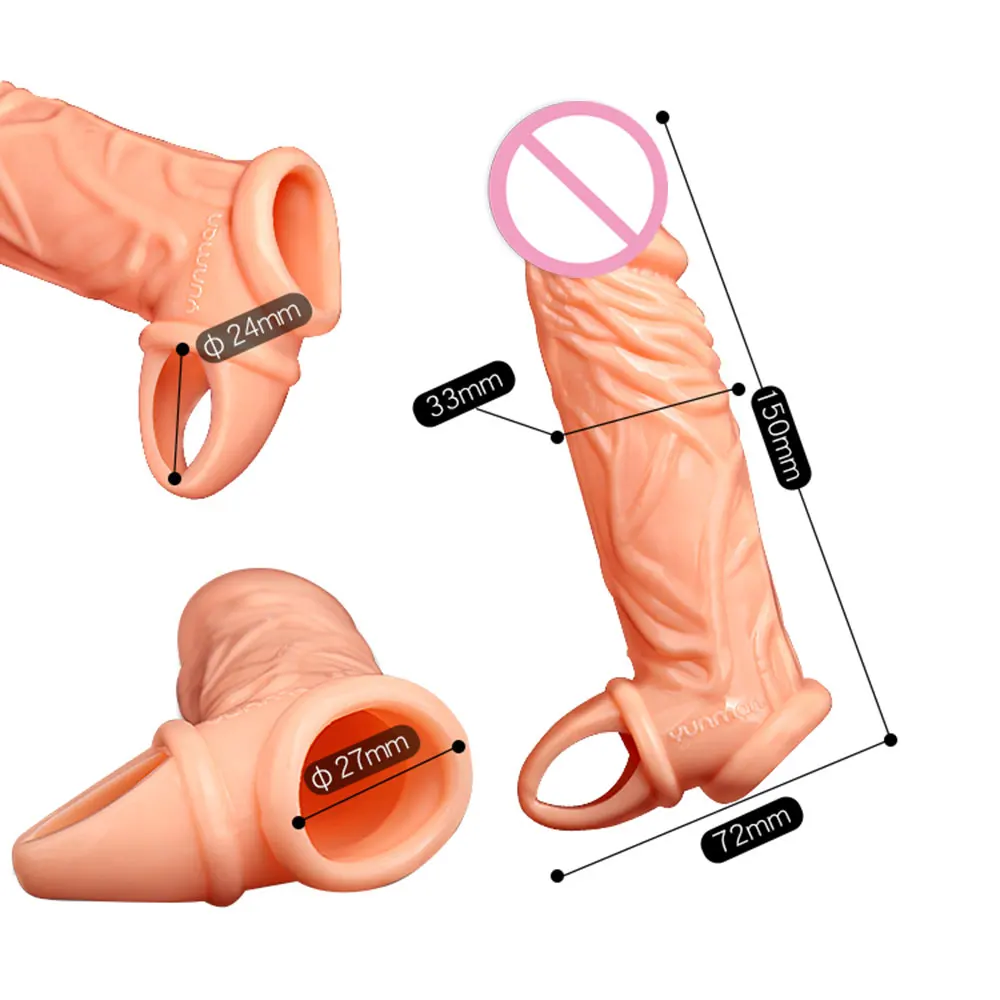 Силиконовый удлинитель для пениса Yunman многоразовые презервативы кольца