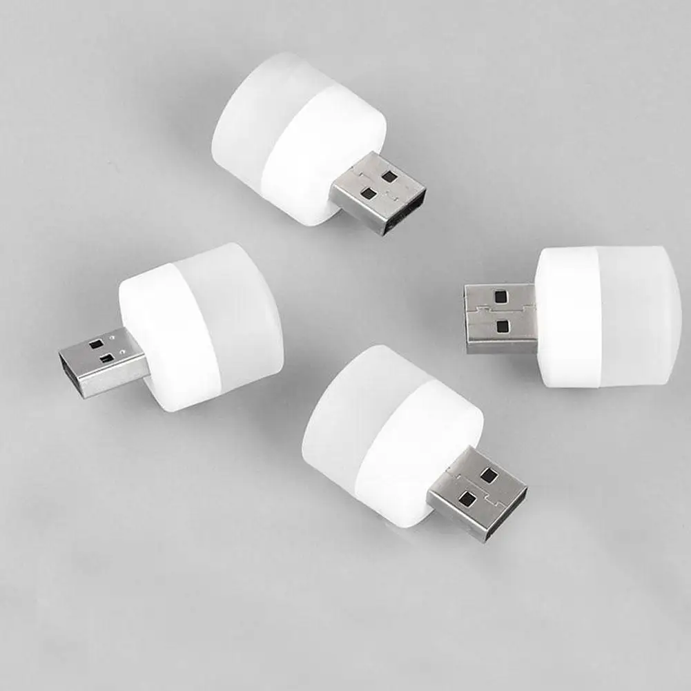 

Лампа с Usb-разъемом, маленький светильник для компьютера и мобильного телефона, маленькая круглая Ночная лампа с Usb-зарядкой, светильник для ...