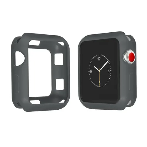 Чехол для apple watch 4 3 5 Чехол 44 мм/40 мм apple watch band 42 мм 38 мм iWatch чехол 3 2 1 рамка полный защитный чехол бампер - Цвет ремешка: New gray