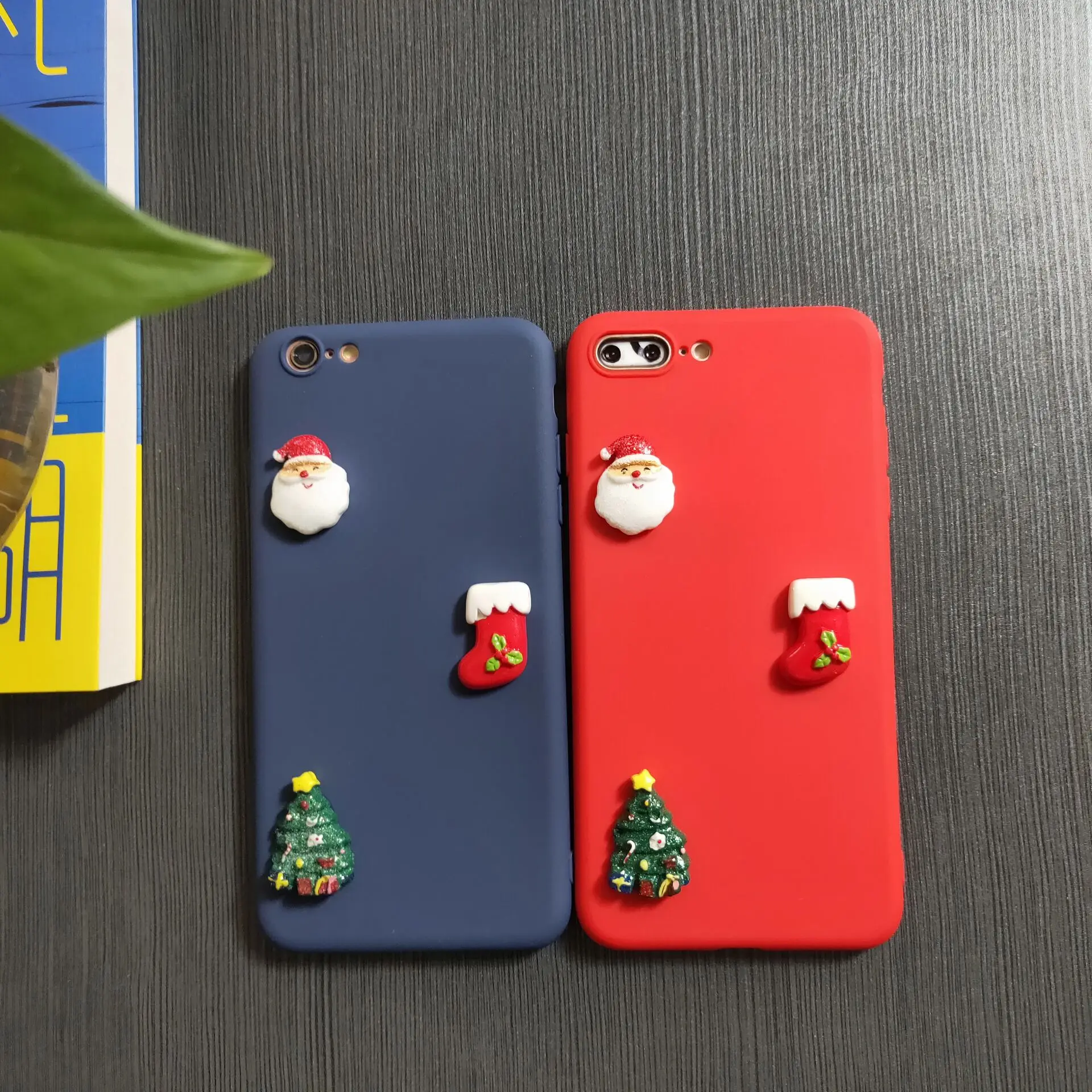 3D Санта Клаус Рождественский подарок мягкий чехол для Huawei Honor 8X9X20 Pro V20 V10 V9 20i 10i 9i 20