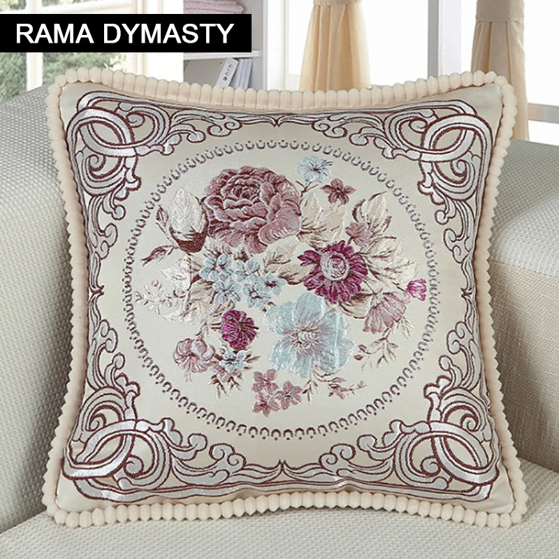 Высококачественные наволочки в европейском стиле с вышивкой льняные хлопковые