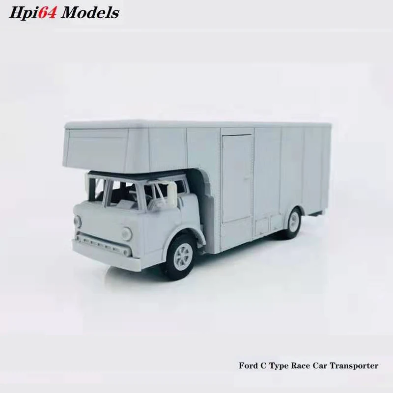 

Pre-Order Hpi64 1/64 Model Car Ford C-Type Transport Truck Porsche-Martini Coating Resin Diecast L 128mm Limited