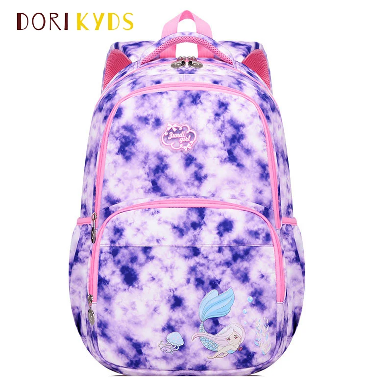 Женский рюкзак с цветочным принтом DORIKYDS Водонепроницаемый Школьный для