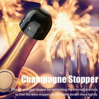 1pcs vacuum red wine bottle cap stopper silicone sealed champagne bottle stopper vacuum retain freshness wine plug tools