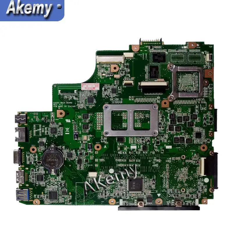 

AK K43SJ laptop Motherboard For ASUS X43S A43S K43S A83S A84S K43SV Mainboard 100% OK 1GB GT520M