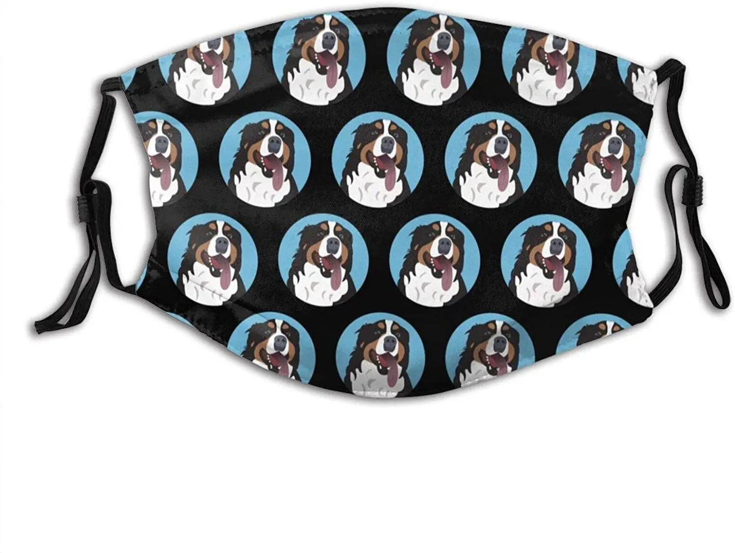 

Маска для лица забавная Бернская горная с фильтром, моющаяся многоразовая Балаклава Бандана для лица с 2 фильтрами