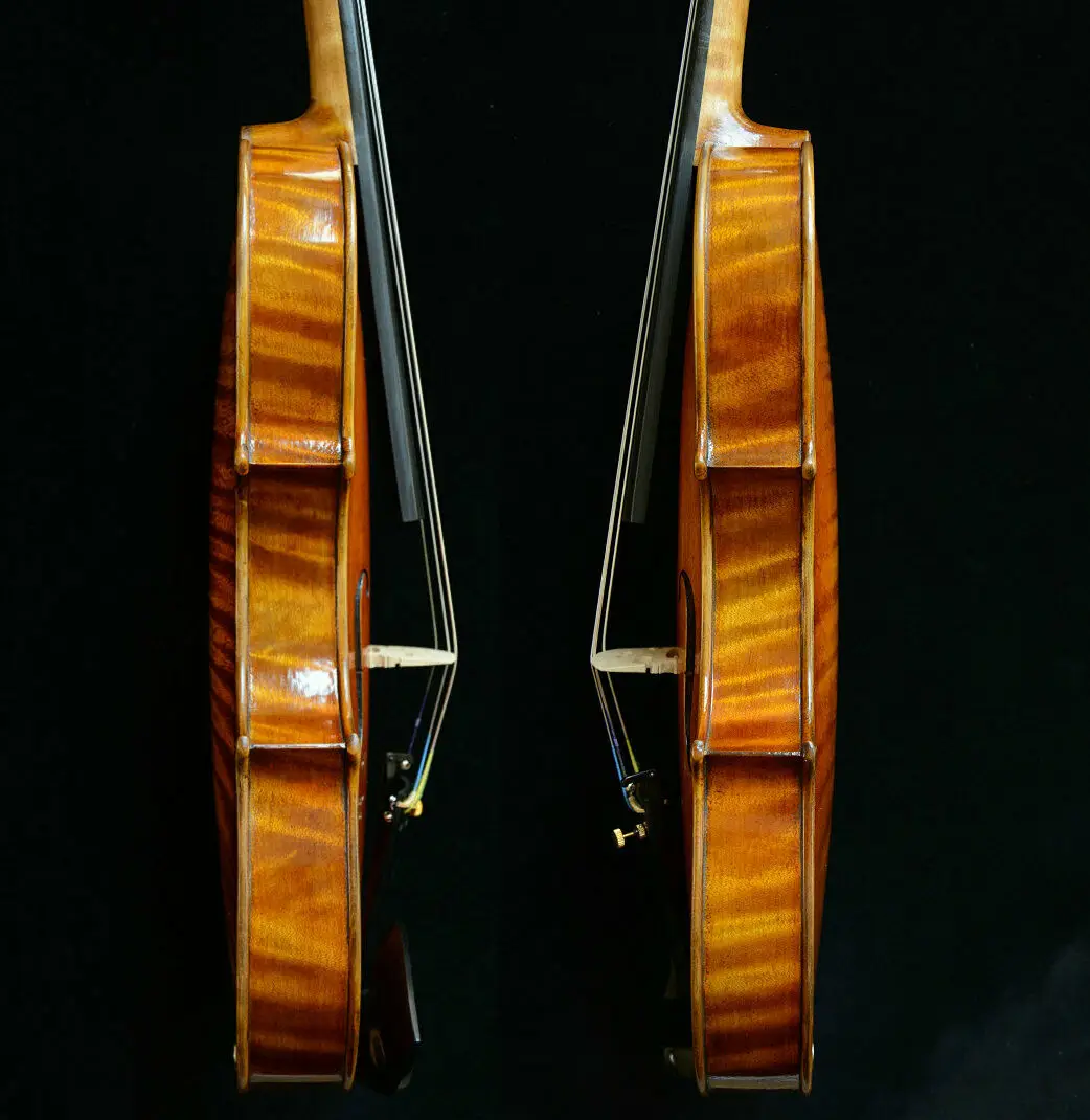 Настоящий скрипки мастер Stradivari 1716 Messiah скрипка удивительный звук широкое пламя
