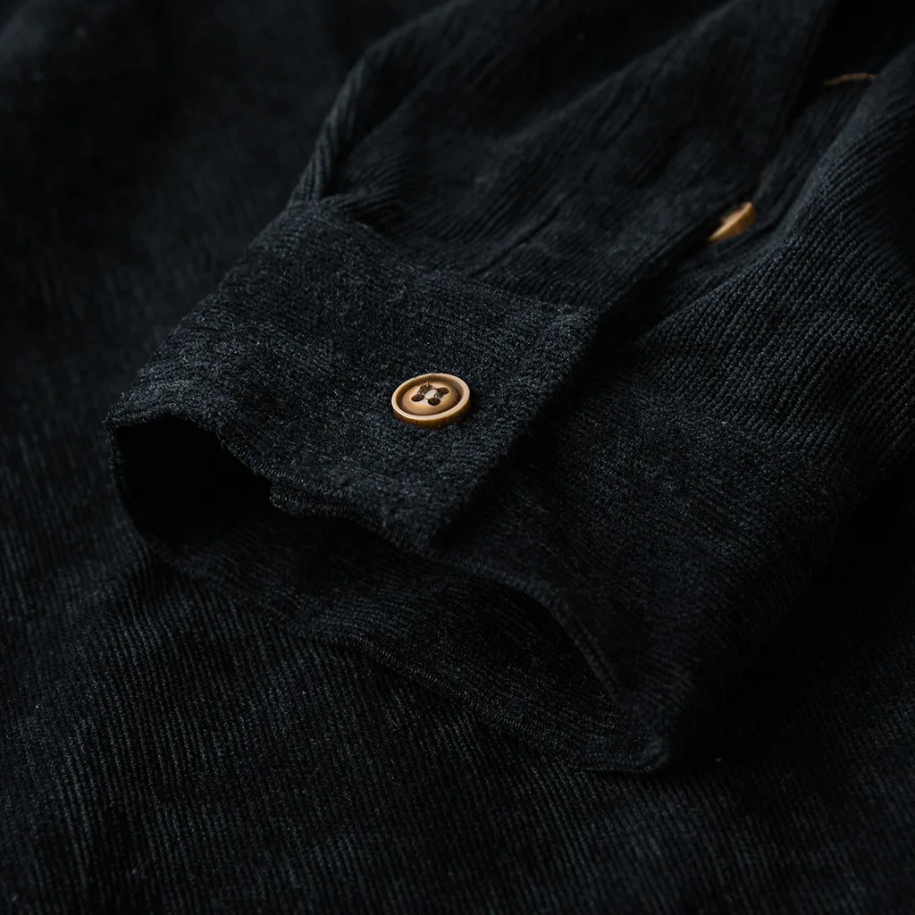 

Hot Sale 2020 New Lapel Men's Jacket Cotton Long-sleeved Casual Solid Color Corduroy Jacket Large Size Men's Clothing