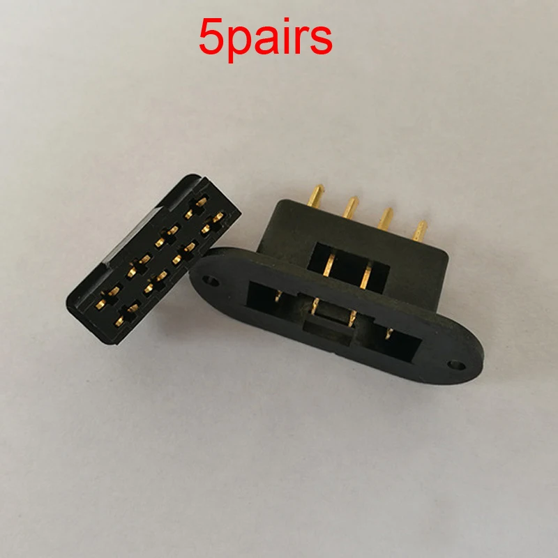 5 пар в комплекте с золотым по