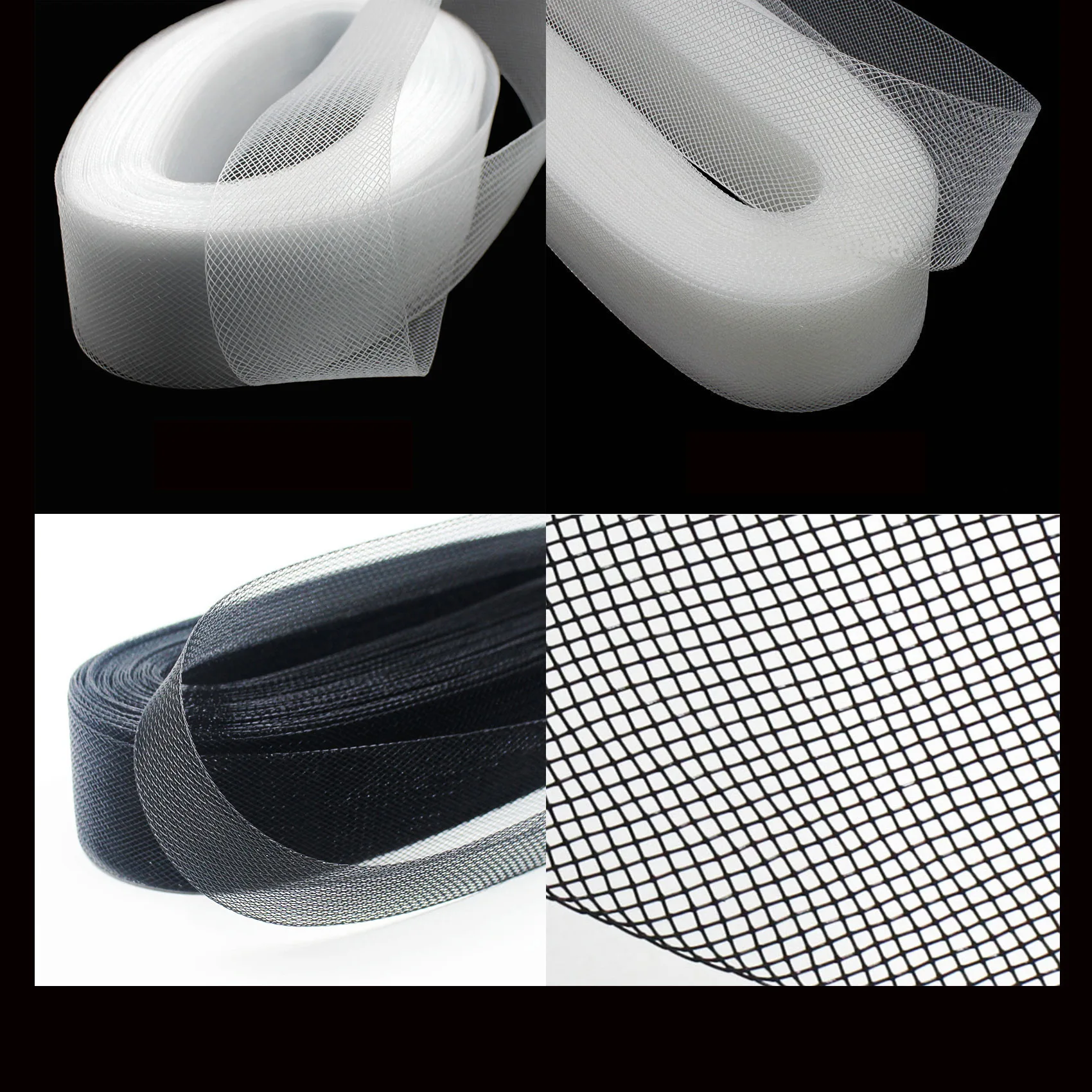 1-16 см плоская простая жесткая оплетка из конского волоса для изготовления