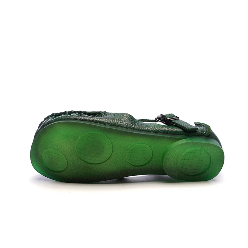 

Spring Flat Shoes Woman 2021 Vintage Flats Women Casual Shoes Genuine Leather Soft Bottom Ladies Leather Shoes Mary Jane