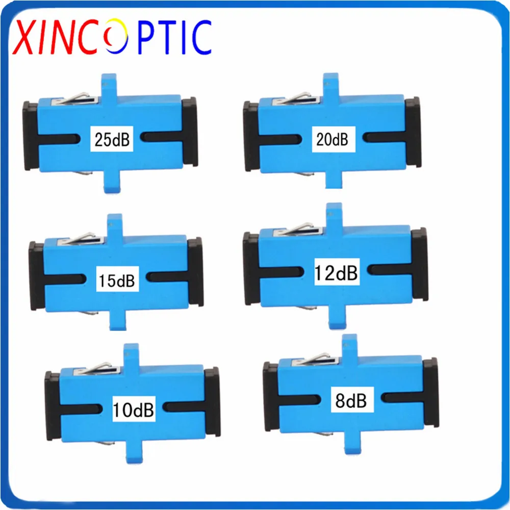 LC/ST/FC/SC/MU волоконный фланцевый Оптический аттенюатор симплексный одномодовый