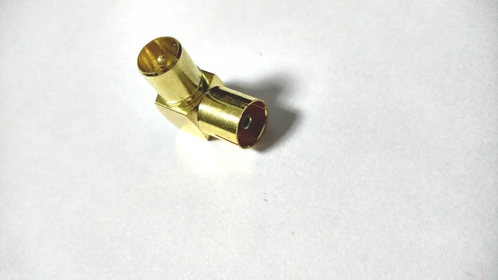 20pcs brass IEC PAL DVB T TV plug male to female adapter connector New | Обустройство дома
