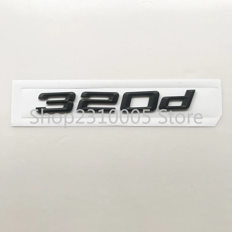 Логотип автомобиля 316d 318d 320d 323d 325d 330d 335d Эмблема багажника BMW 3-series F31 F34 E90 E46 матовый