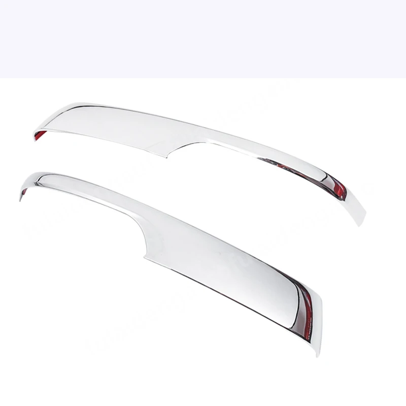 2шт для Toyota Land Cruiser LC200 2016-2020 ABS Хромированная полоса на боковые дверные зеркала