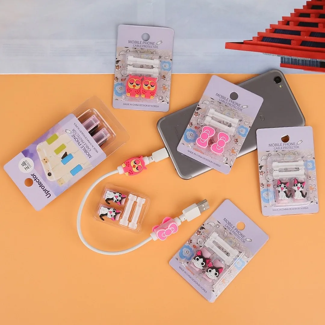 Универсальный оптовый анти сломающийся защитный рукав для мультфильм шаблон