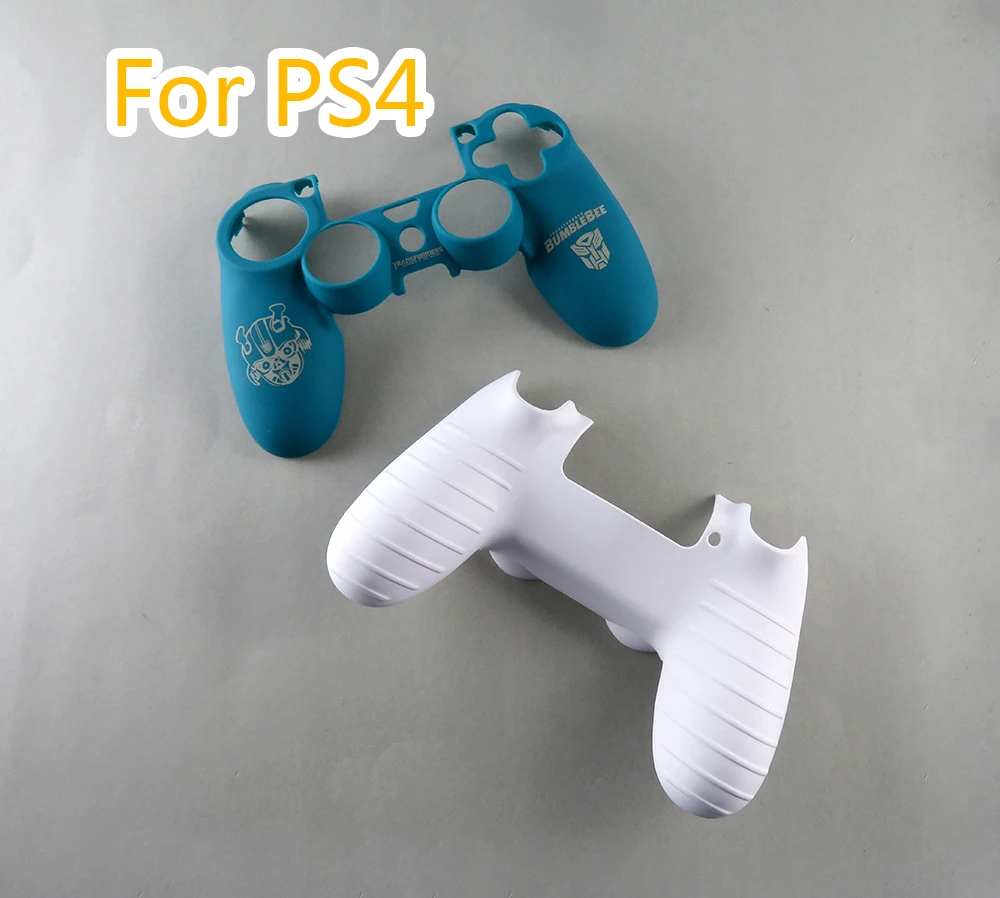 Резиновый чехол с узором для PS4 2 0 JDS 001 JDM 011 V1 передний задний твердый верхний