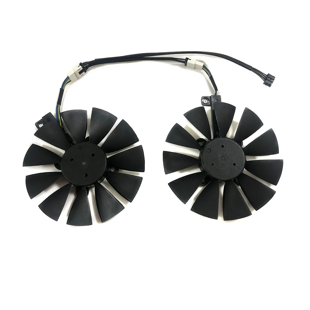 2 шт./компл. 87 мм FDC10U12S9 C EX RX570 GTX 1060/1070 двойной охлаждающий вентилятор GPU для ASUS AREZ 8G/4G