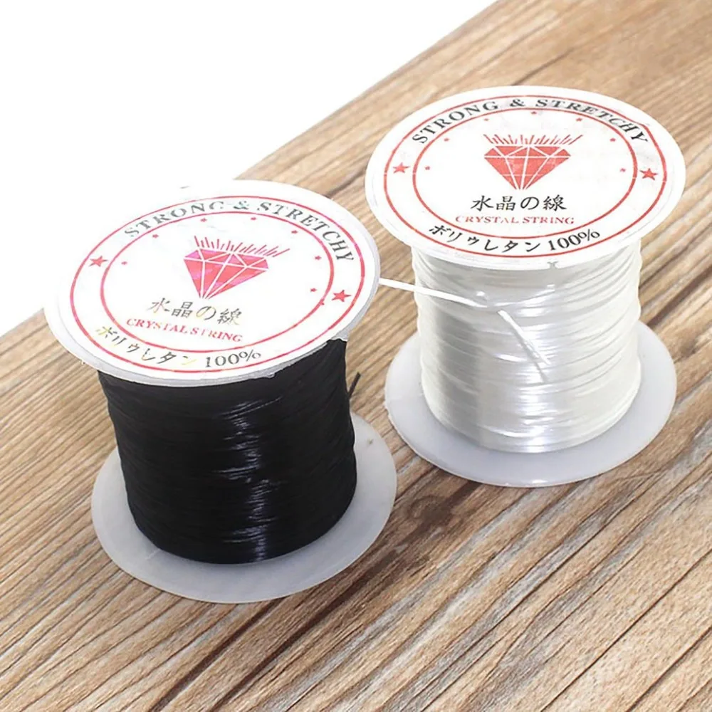Тянущийся полиэфирный шнур для изготовления украшений браслетов нитей из бисера
