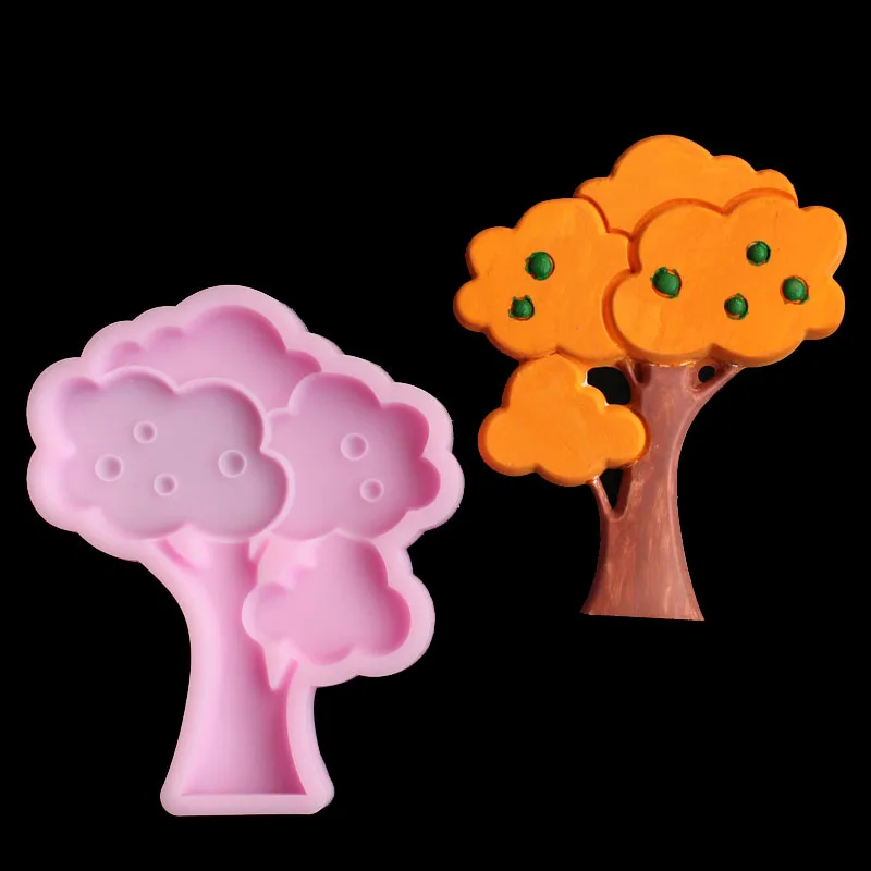 Силиконовая форма сделай сам с изображением мультяшного фруктового дерева пони