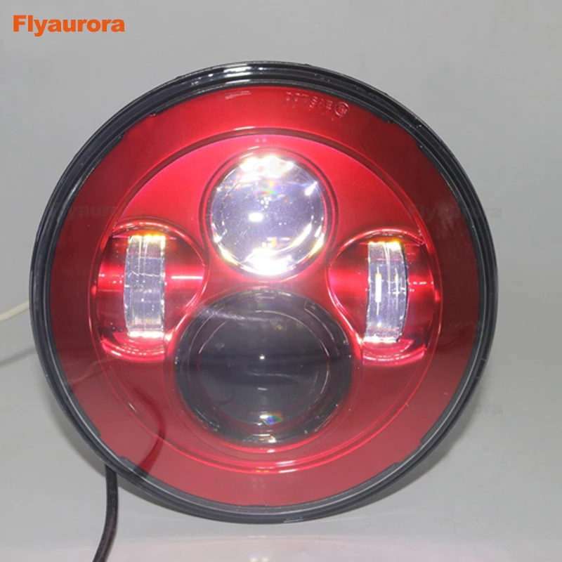 Фара для мотоцикла Road King 7 &quotLED H4 Проектор фары Замена + 4 5 дюймов противотуманная