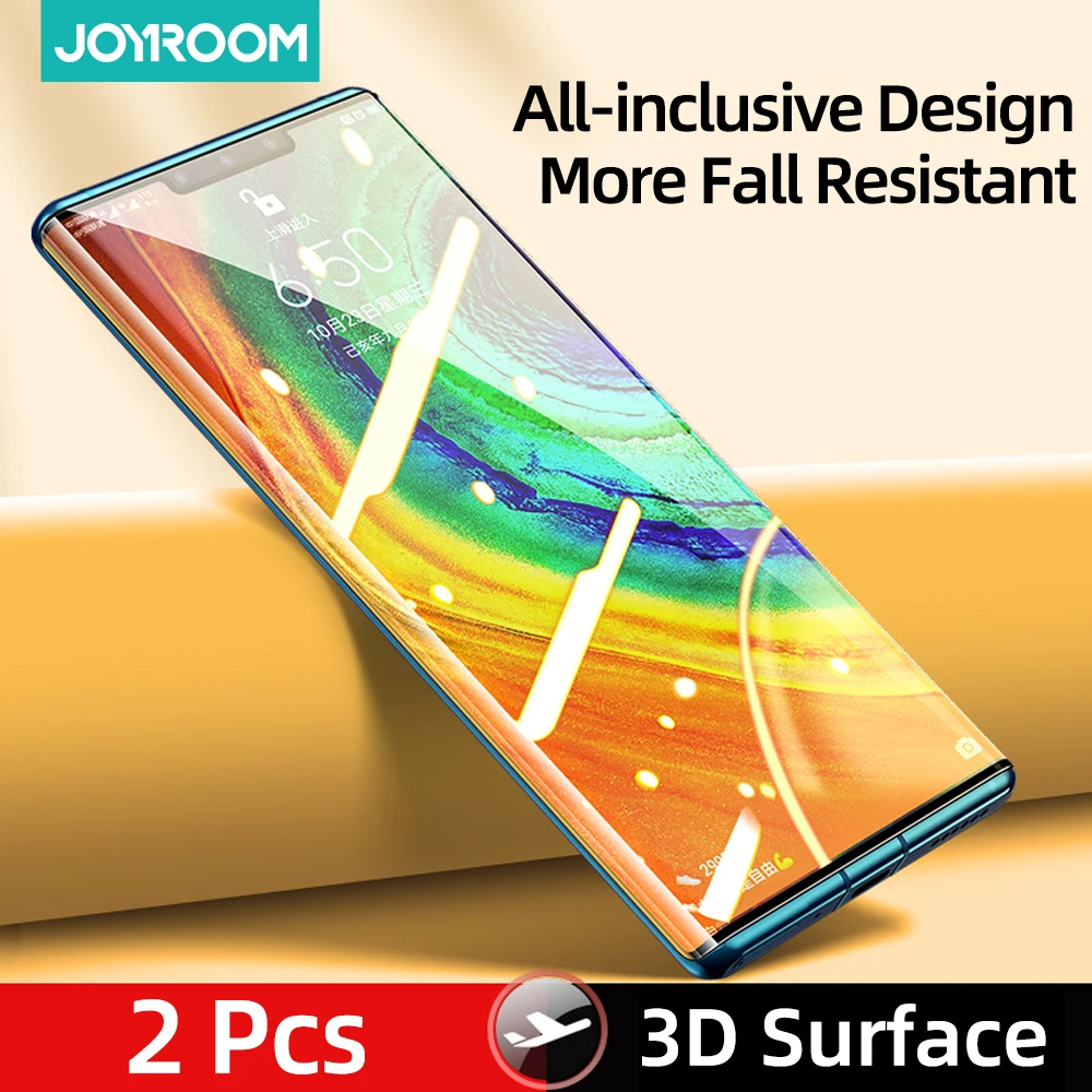 

2PCS Tempered Protective Glass For Huawei Mate 40 P30 P40 Pro Plus Screen Protector For Huawei Mate 30 pro Film Joyroom