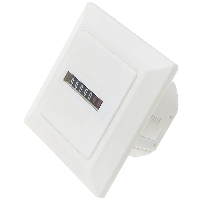 

HM-1 Timer Square Counter Digital 0-99999.9 Hour Meter Hourmeter Gauge 0.3W AC220-240V / 50Hz AC