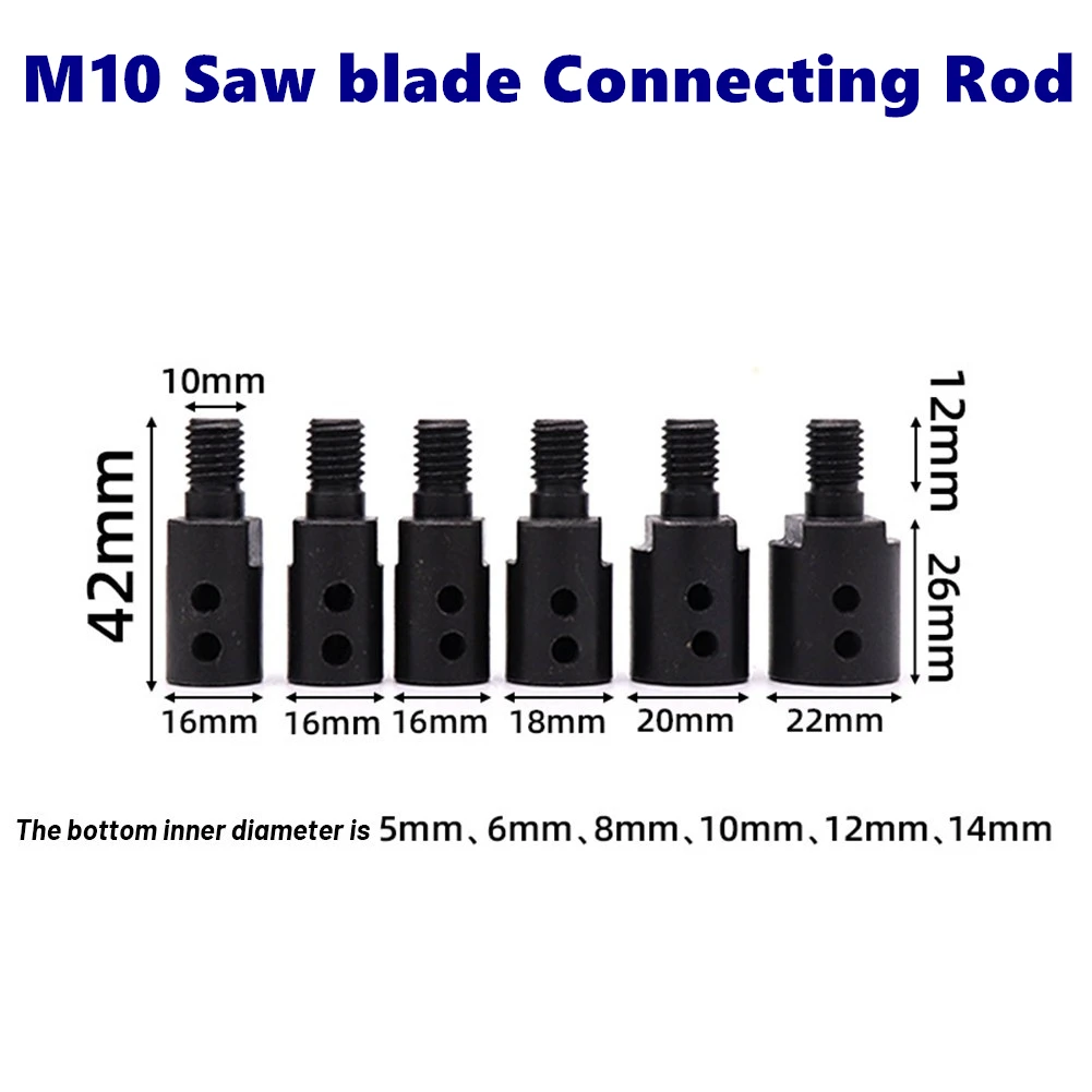 M10 Saw Blade Connecting Rod Shaft Angle Grinder Accessories For Table Coupling Joints Sleeve 5/6/8/10/12/14mm | Инструменты