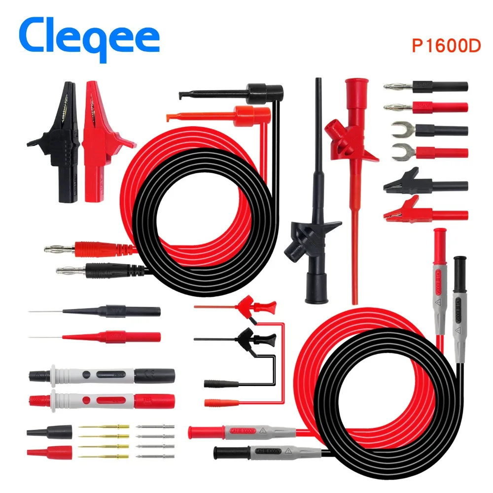 Высококачественный мультиметр Серии Cleqee P1600 набор тестовых кабелей BNC тестовый