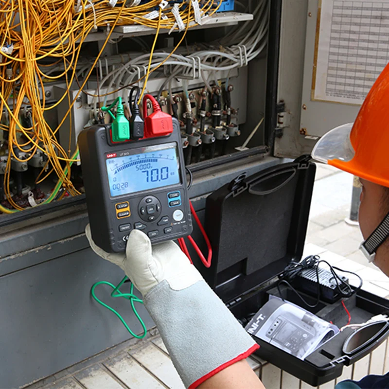 UNI T тестер сопротивления изоляции UT513 Вольтметр постоянного и переменного тока