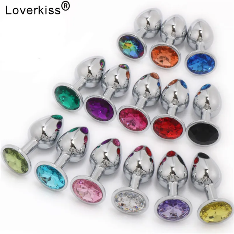 Lvoerkiss из нержавеющей стали анальные шарики Ювелирные изделия кристаллов