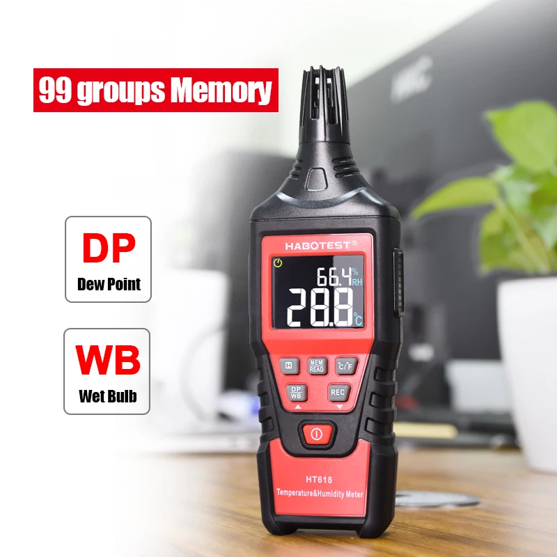 

Промышленный Термогигрометр, измеритель температуры и влажности, метеостанция, термометр, гигрометр