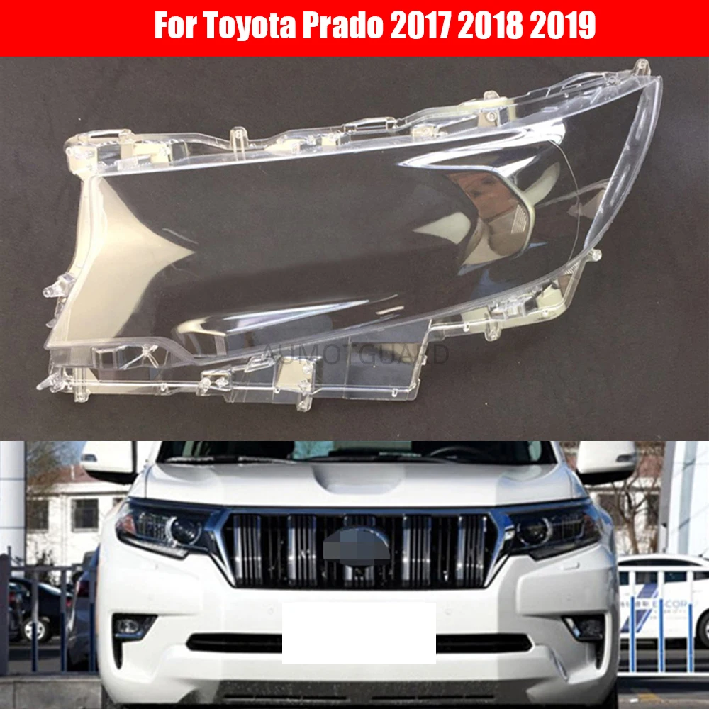 

Передняя прозрачная крышка для автомобильных фар Toyota Prado 2017 2018 2019