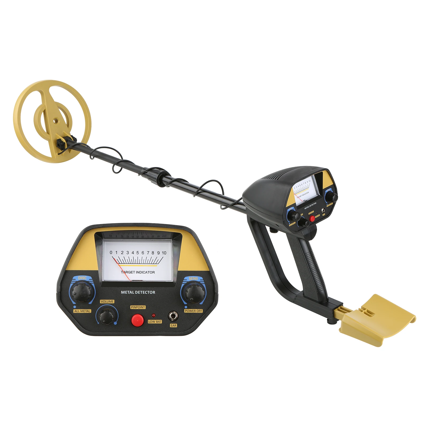 

Underground Metal Detector High Sensitivity Accuracy Metal Detecting Tool Jewelry Treasure Underground Gold Metal Finder