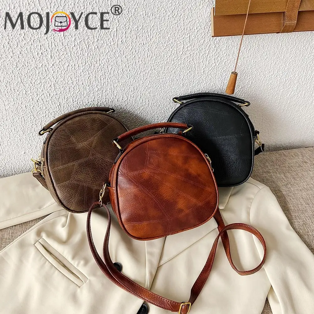 

Повседневные однотонные маленькие сумочки, винтажная женская сумка через плечо из мягкой искусственной кожи, портативный уличный дорожный...