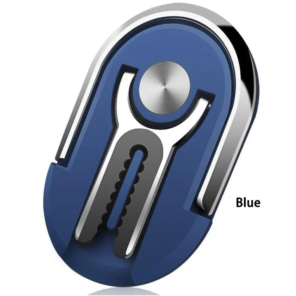 Blue «Два в одном», универсальный держатель для мобильного телефона 360 градусов анти-скольжения пилообразный настольная подставка для автомобиля, устанавливаемое на вентиляционное отверстие в салоне автомобиля с внутренним зажимом стенд - Название цвета: Blue