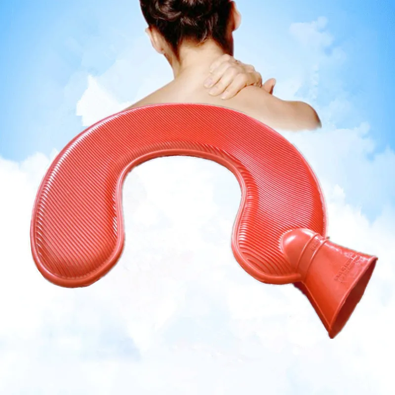 Новинка красная мягкая флисовая грелка для шеи и плеч снятия стресса терапии