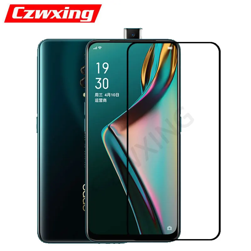 Защитное стекло OPPO K3 закаленное для K 3 OPPOK3 пленка с полным покрытием | Мобильные