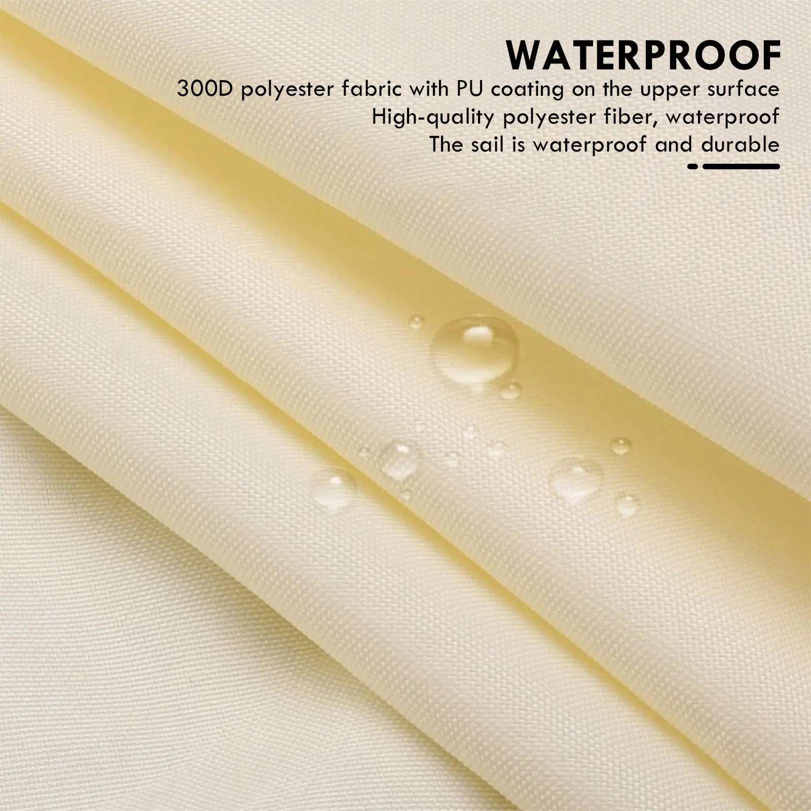 

Outdoor Waterproof Awning Sun Shelter Sail Triangle Sunshade Protection Camping Shade Cloth For Outdoor Canopy Garden Terrace