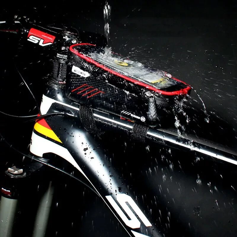 Водонепроницаемая велосипедная сумка для сенсорного экрана внешняя горного