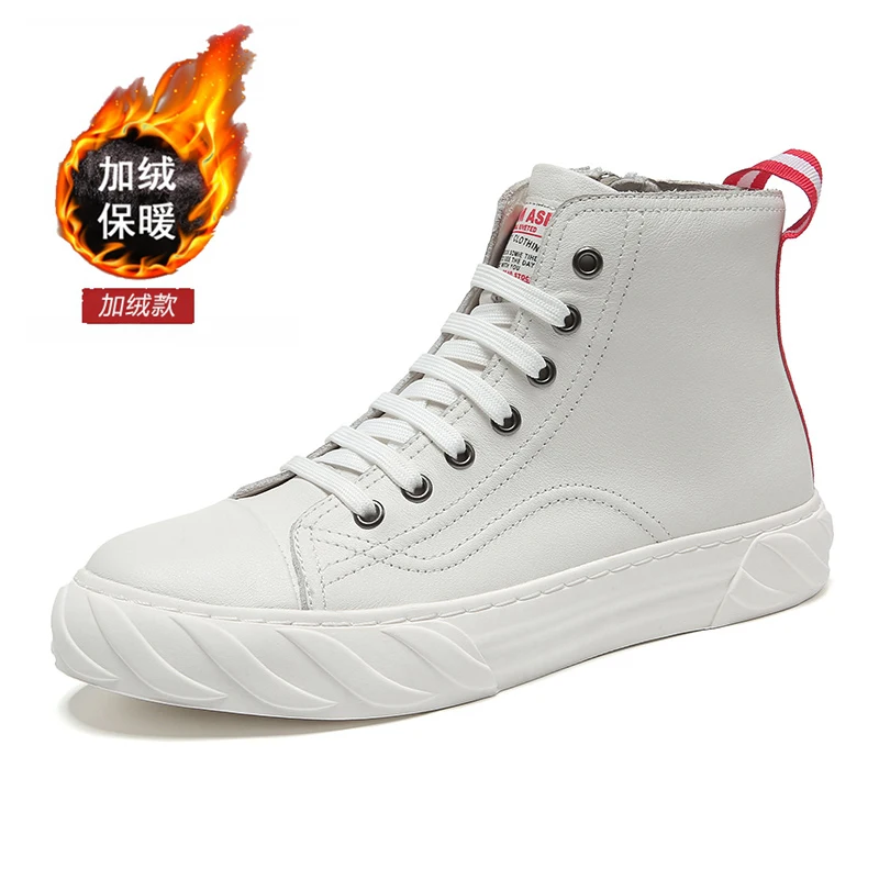 Женская новая зимняя и Осенняя обувь для скейтборда спортивная из натуральной