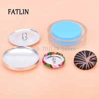 covered button 20 or 50sets diy handmade fabric button bread shape round fabric cover cloth button base semi finished product